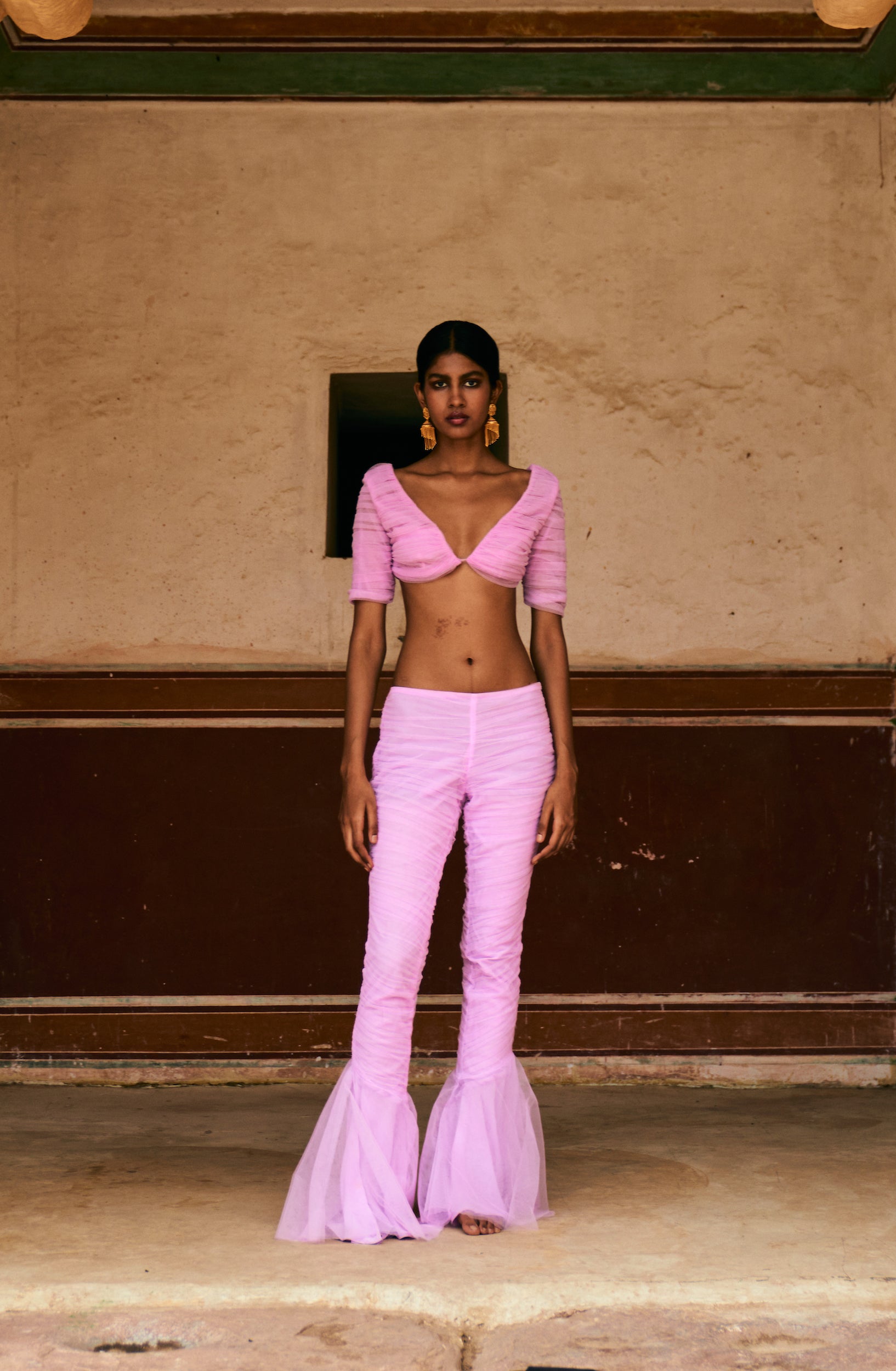 Pink Tulle Trousers