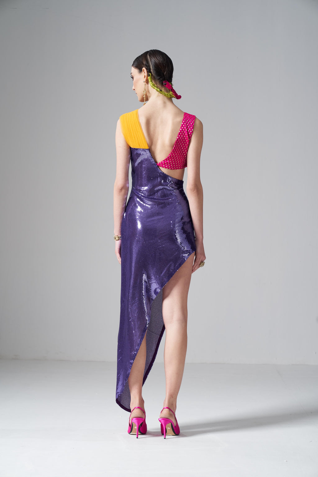 Multicolor Sequin Dress