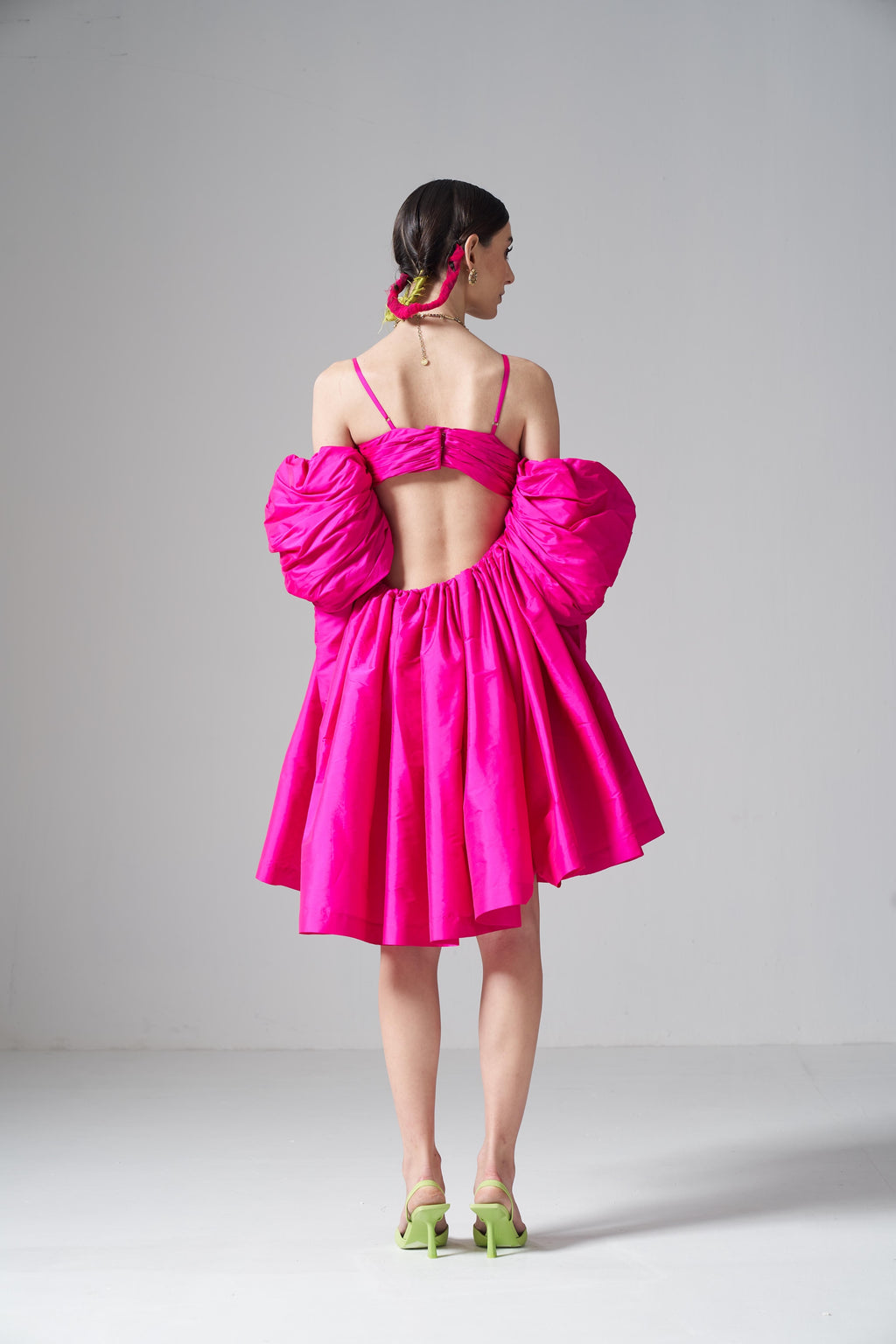 Pink Taffeta Dress
