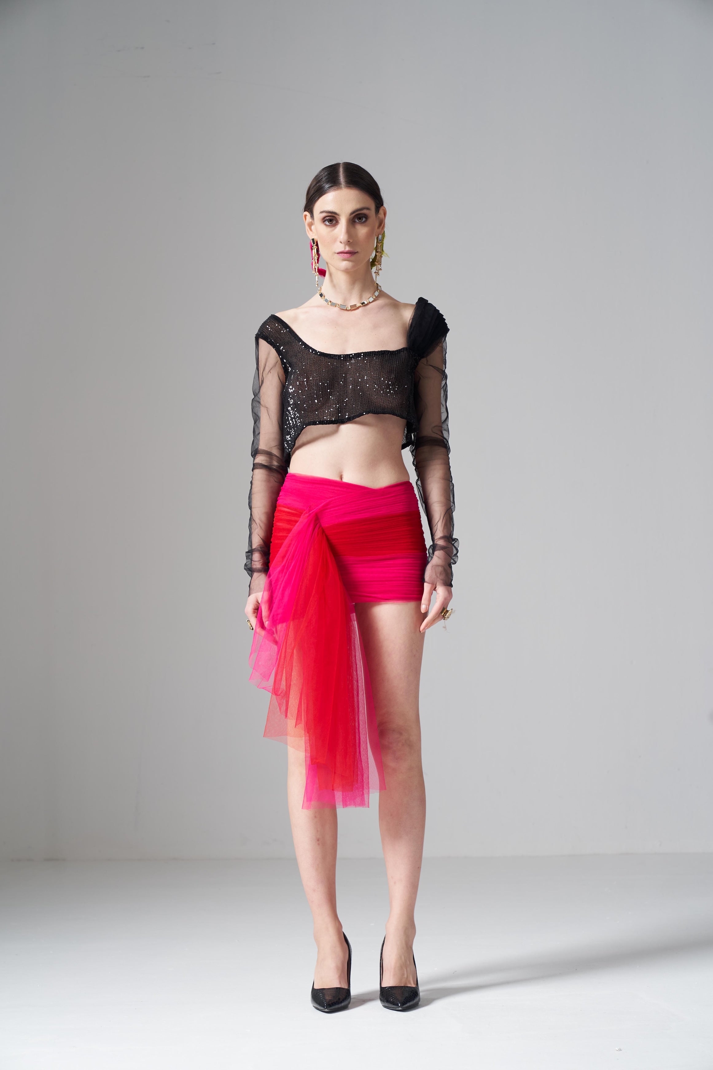 Multicolour Tulle Skirt