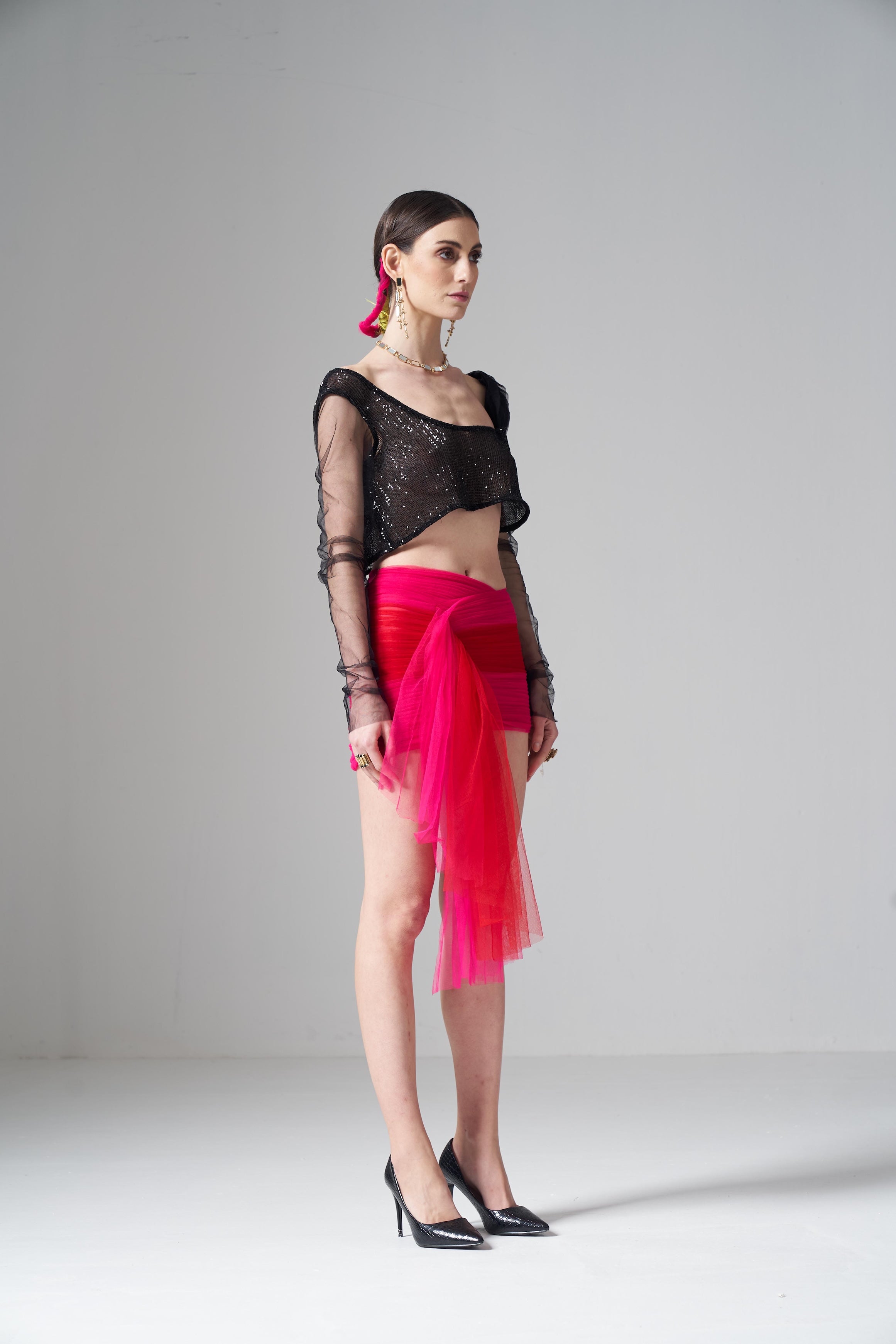Multicolour Tulle Skirt