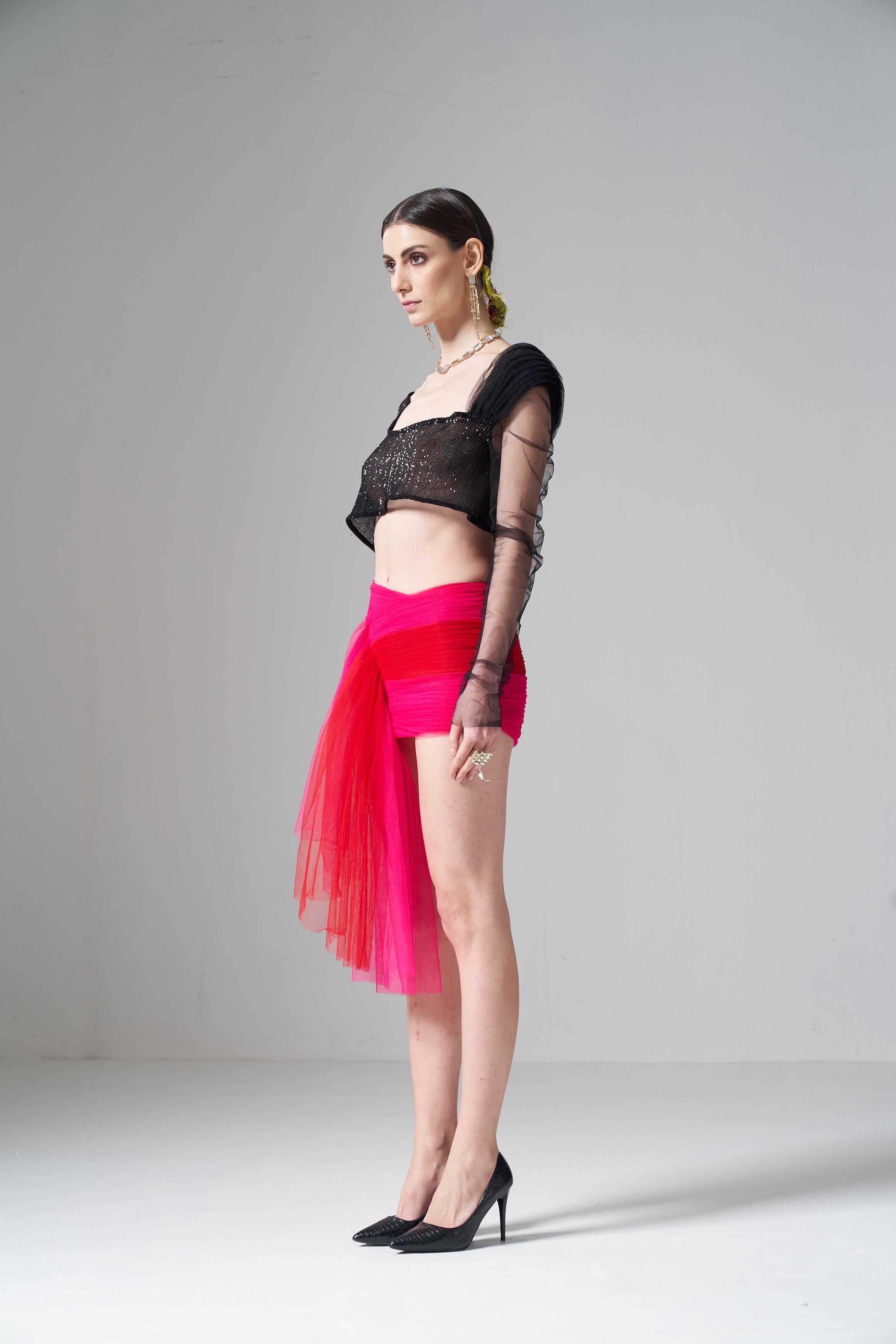 Multicolour Tulle Skirt