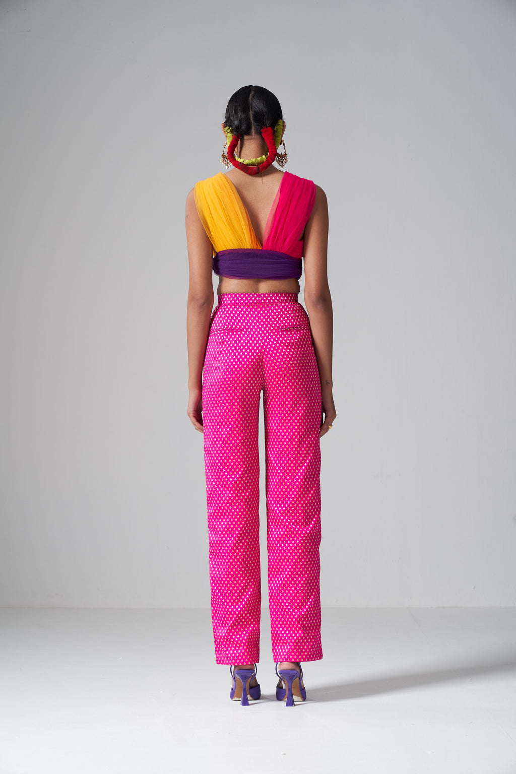 Multicolor Tulle Top