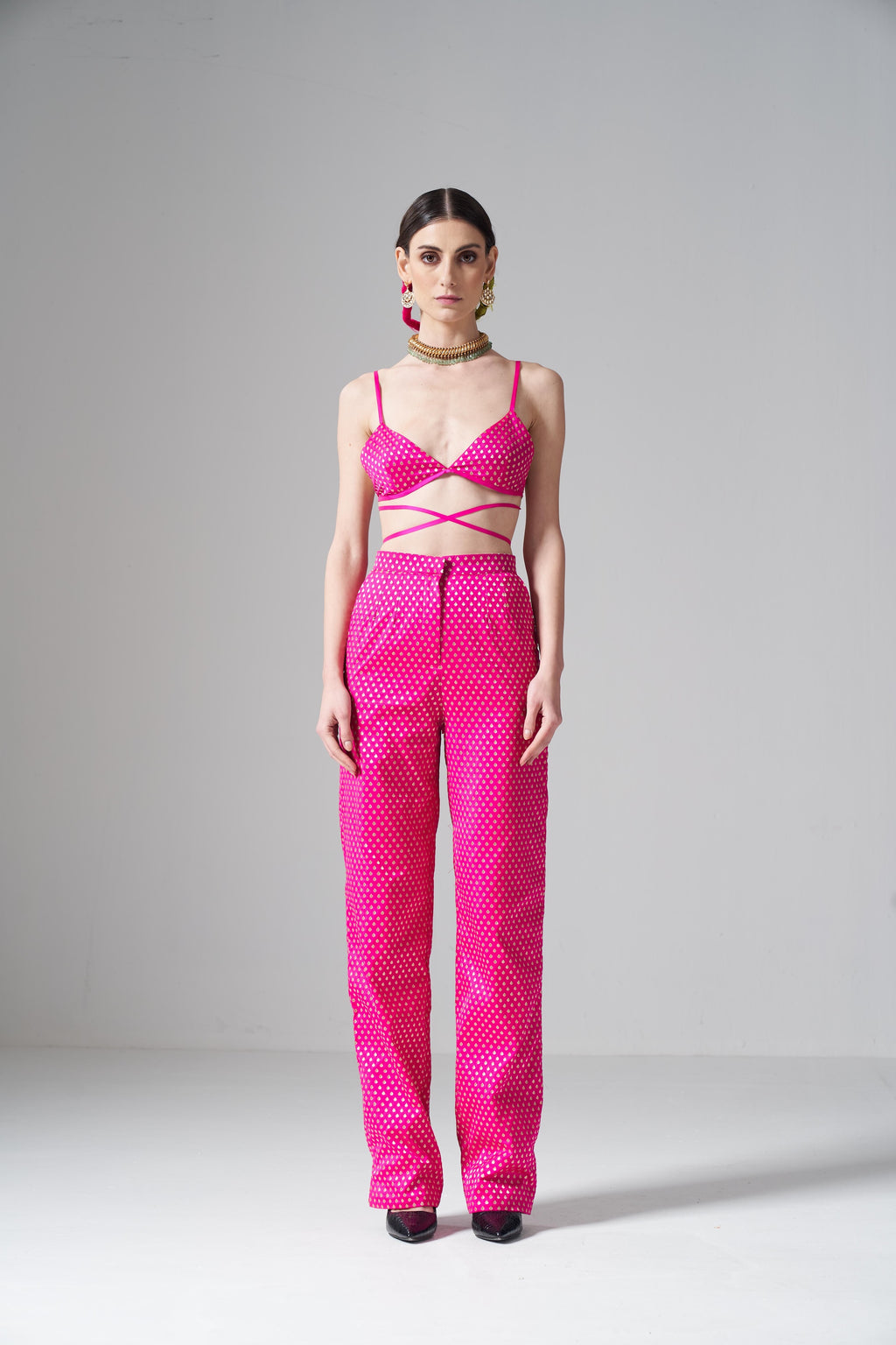 Pink Viscose Bralette