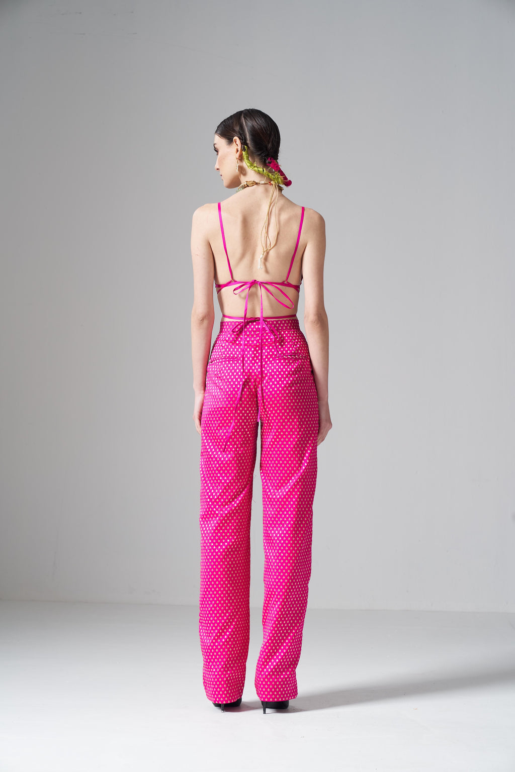 Pink Viscose Bralette