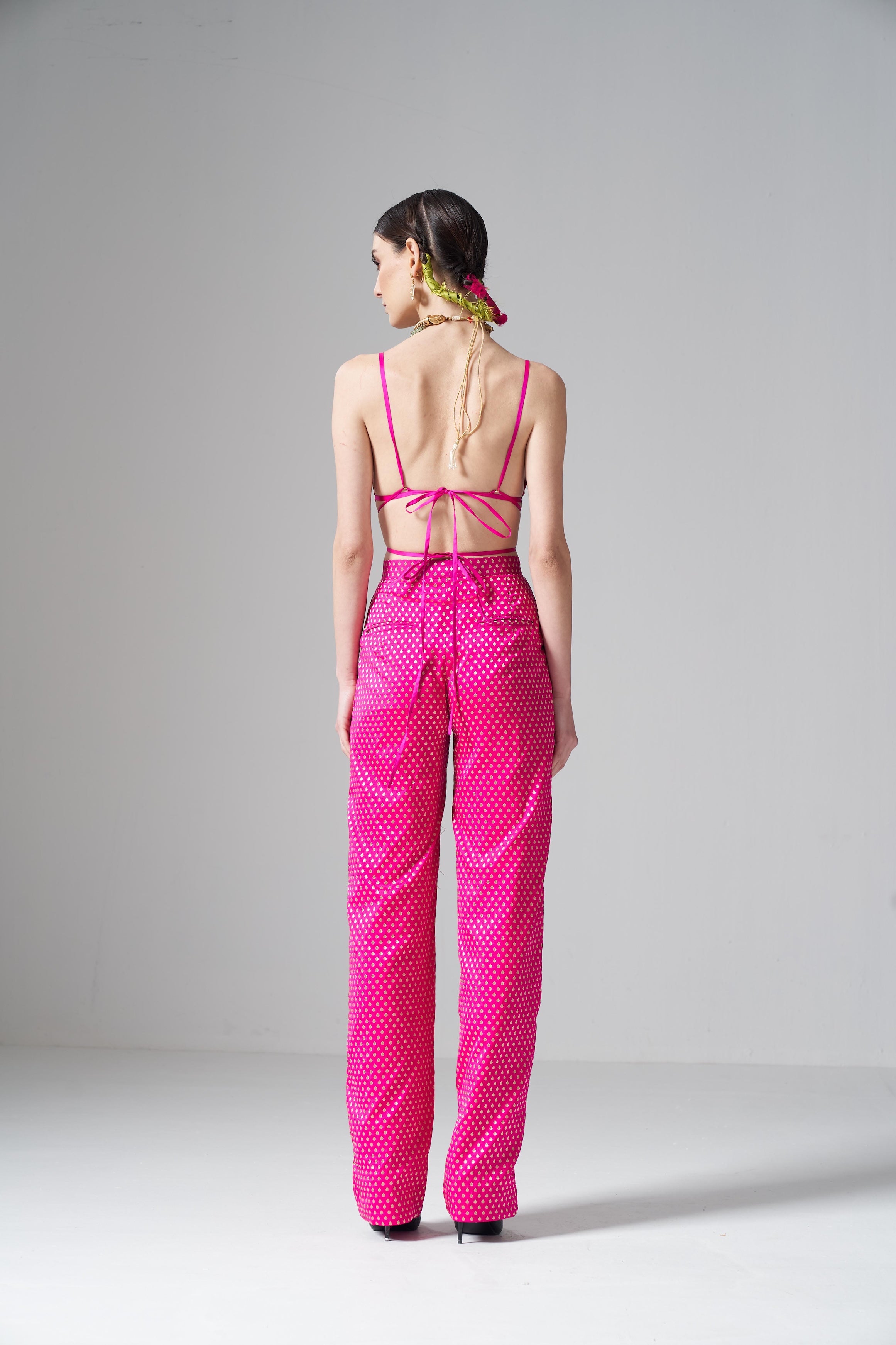 Pink Viscose Bralette