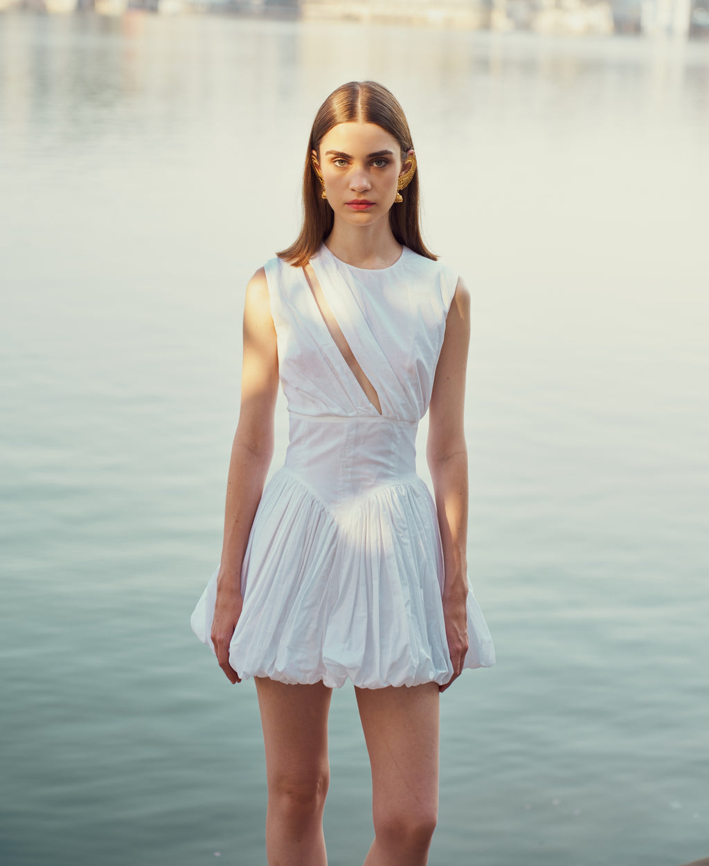 White Cotton Dress