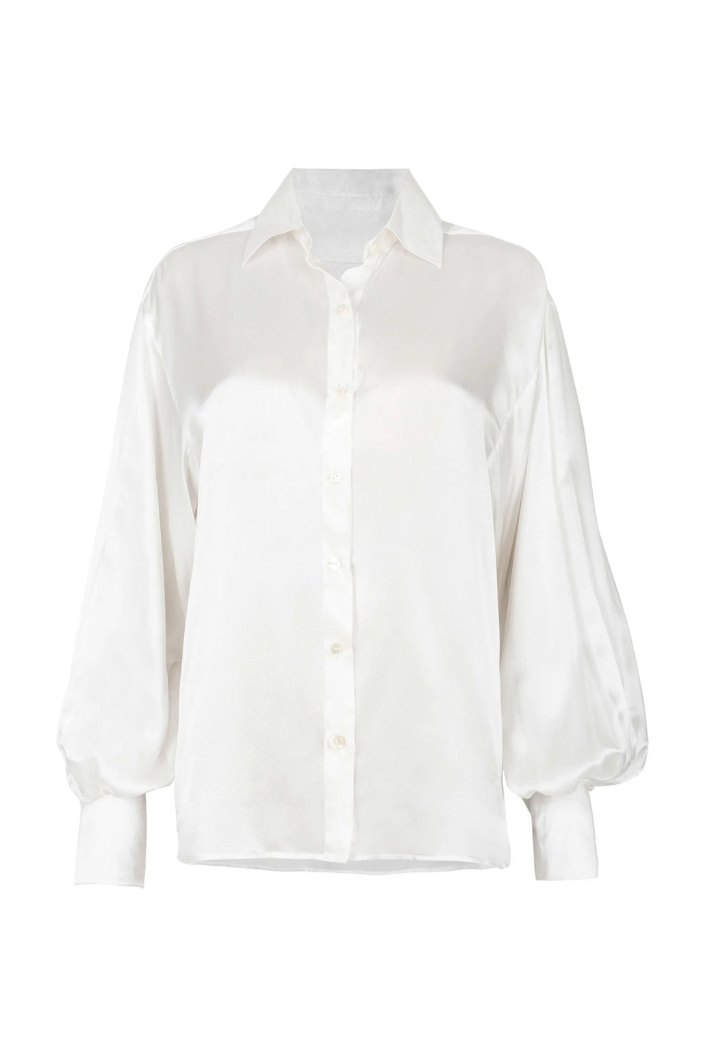 White Silk Shirt