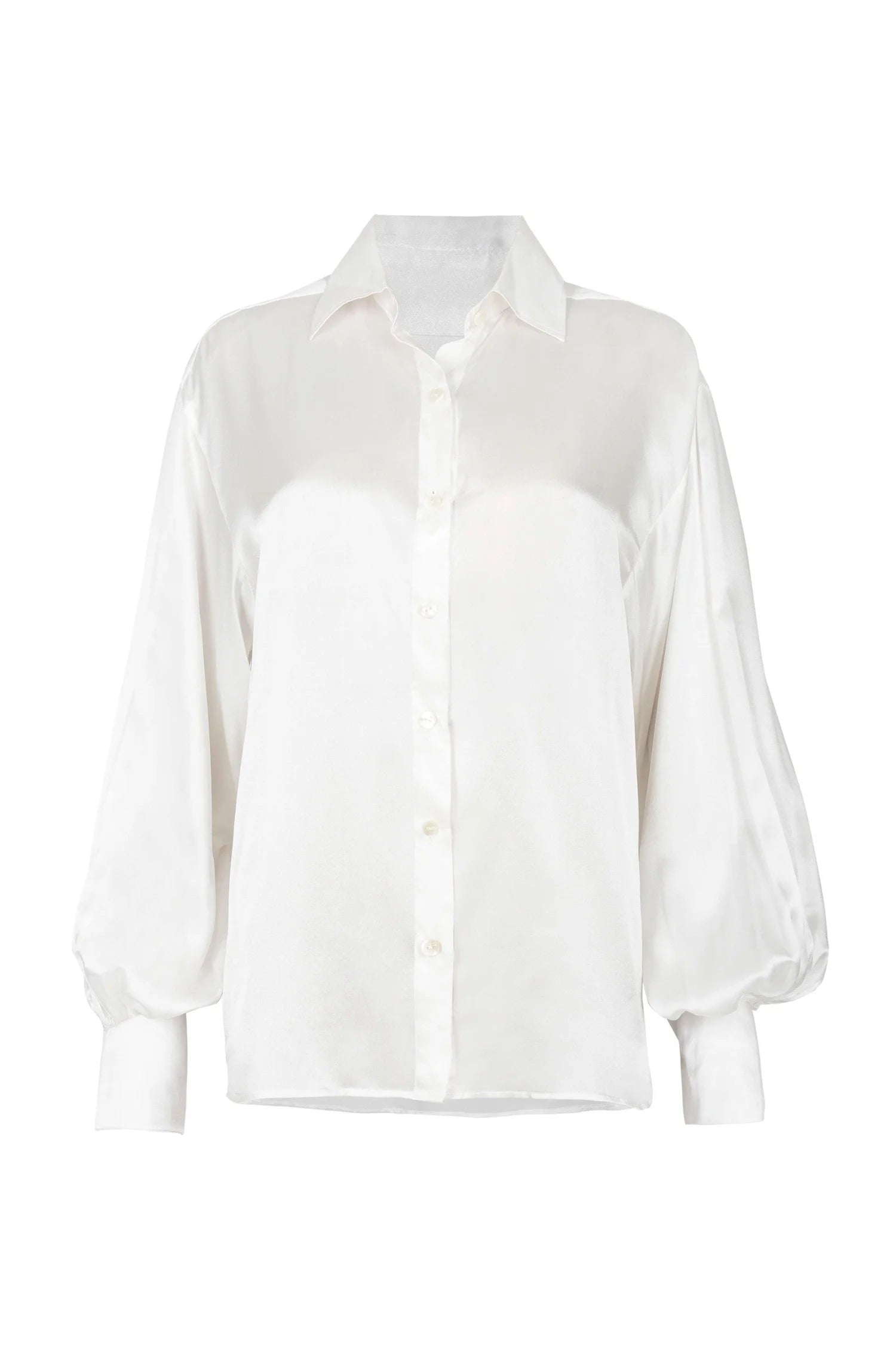White Silk Shirt