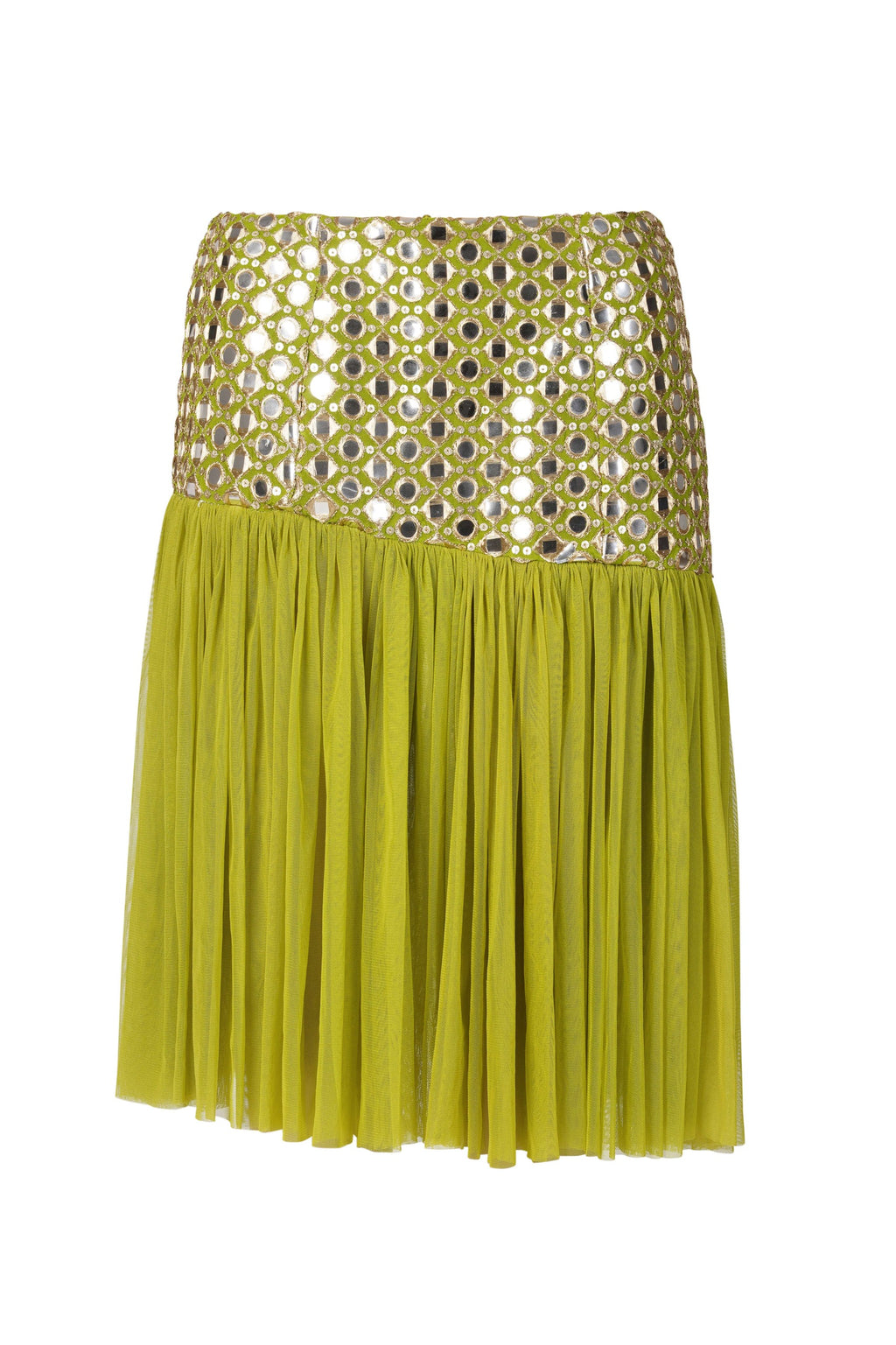 Mirror Work Mini Skirt