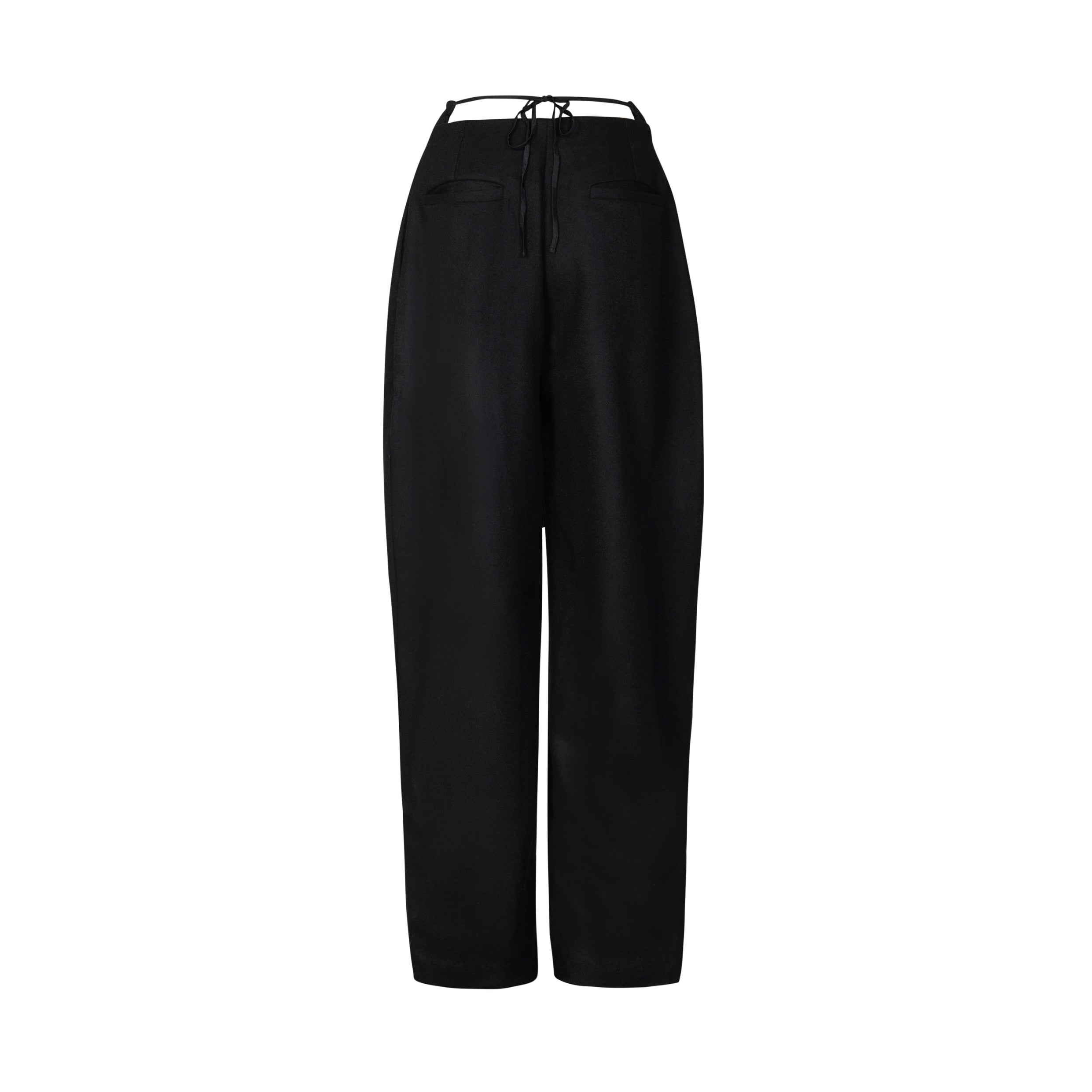 Black Balloon Khadi Wool Trousers