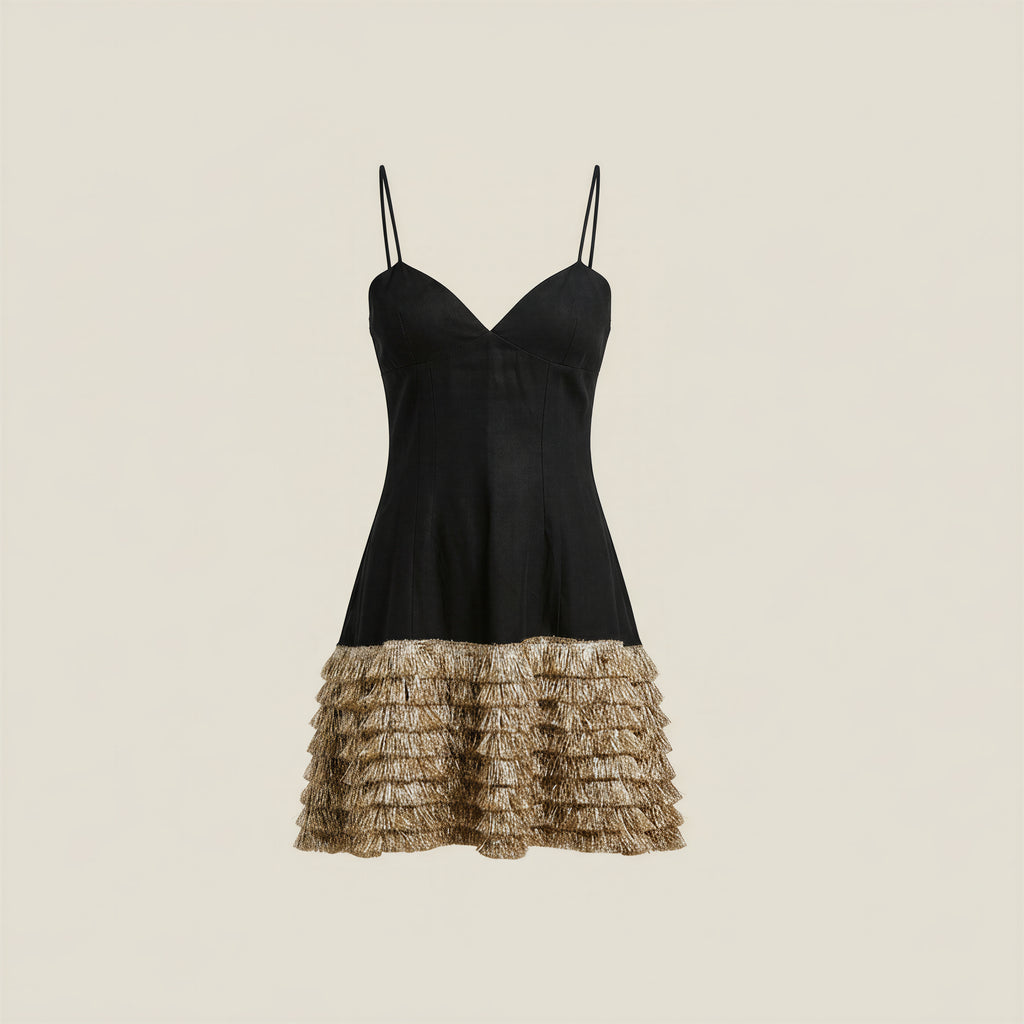 Black Kiran Mini Dress