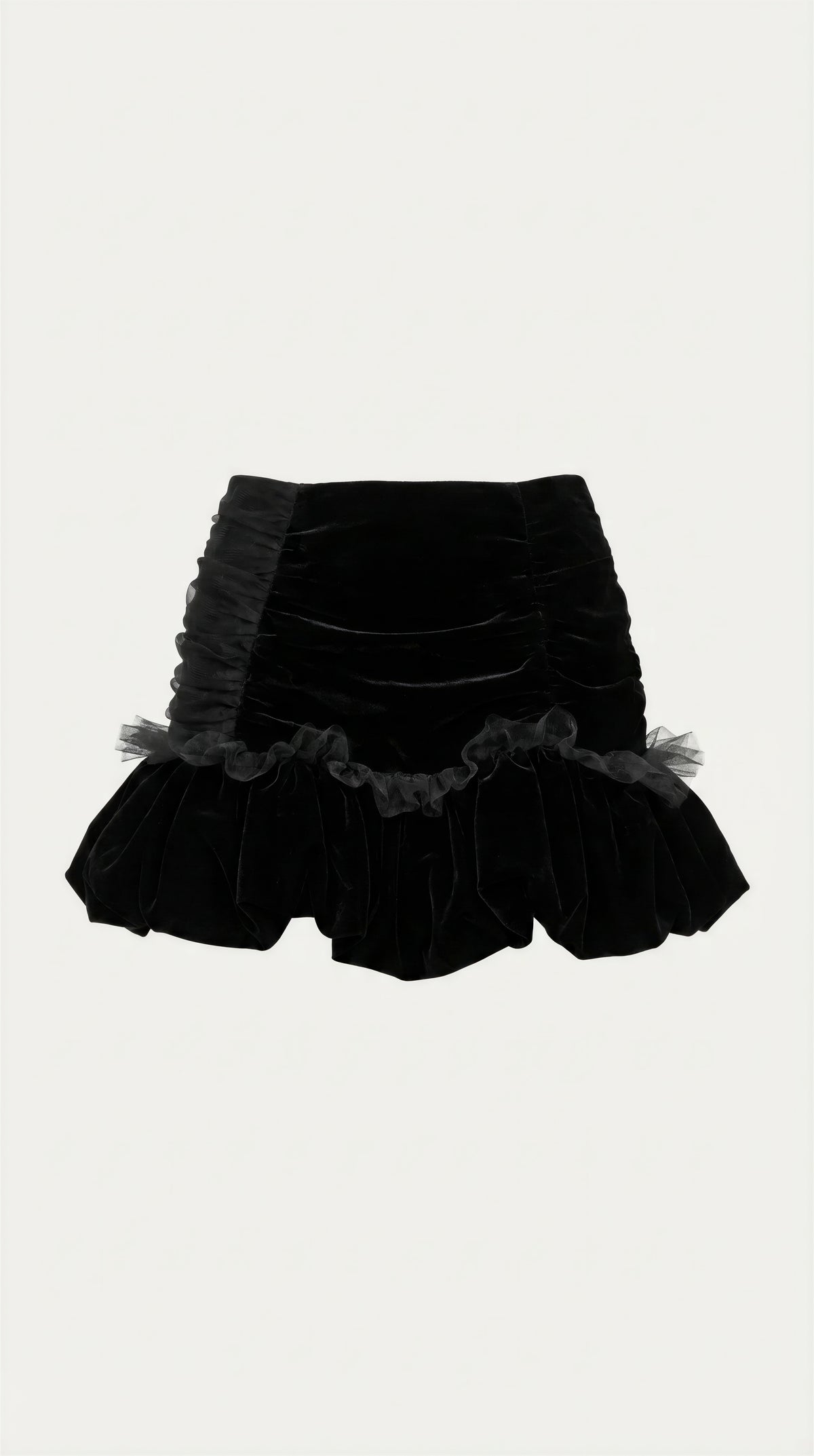 Black Velvet Skirt