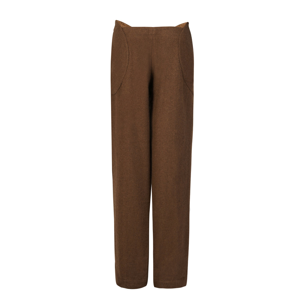 Jalebi Khadi Shawl Wool Trousers