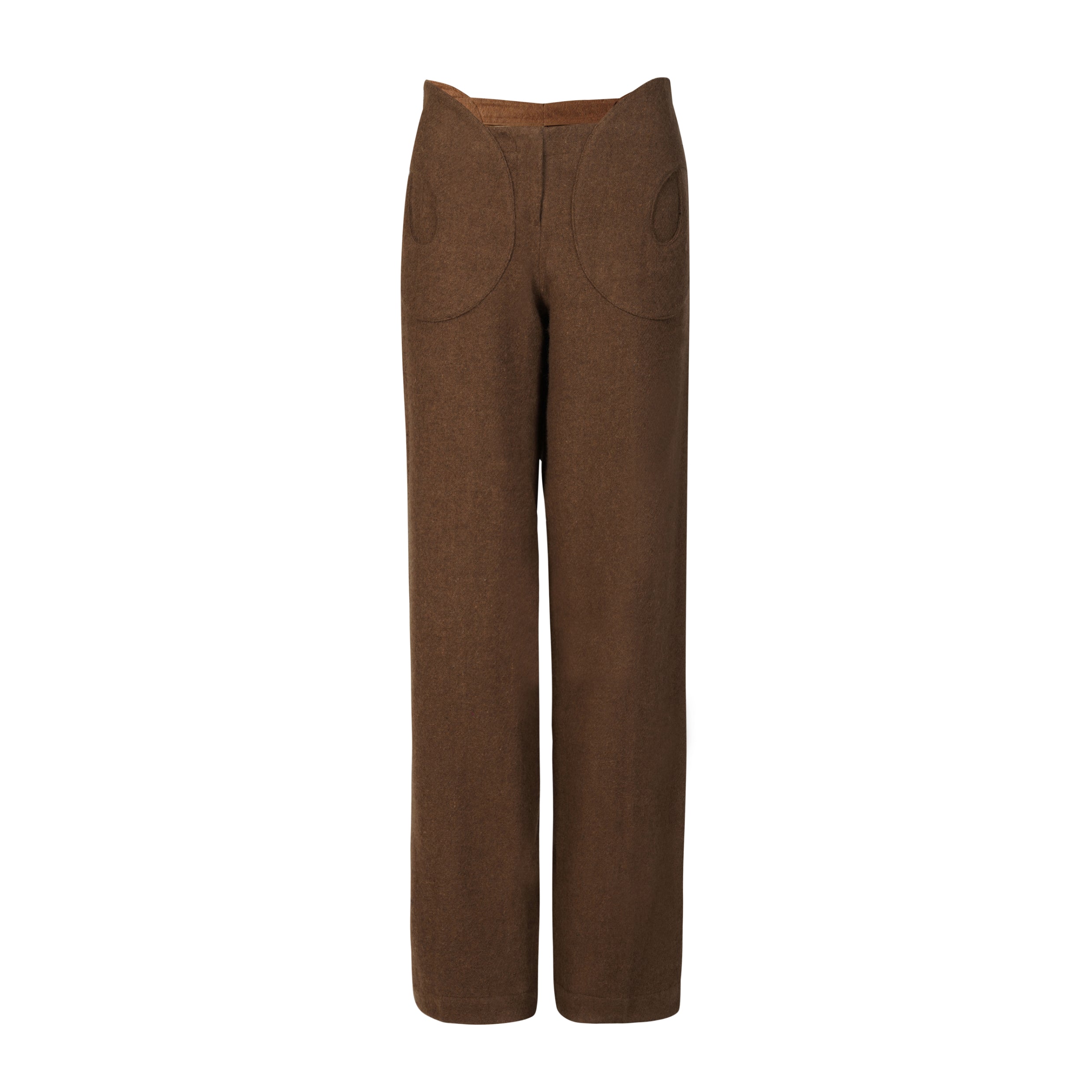 Jalebi Khadi Shawl Wool Trousers