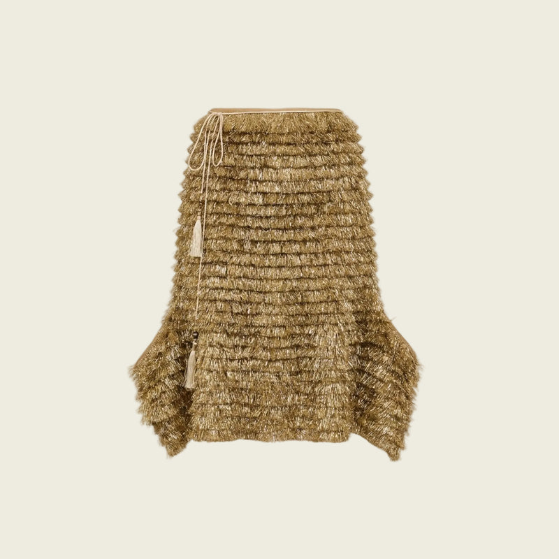 Golden Kiran Midi Skirt