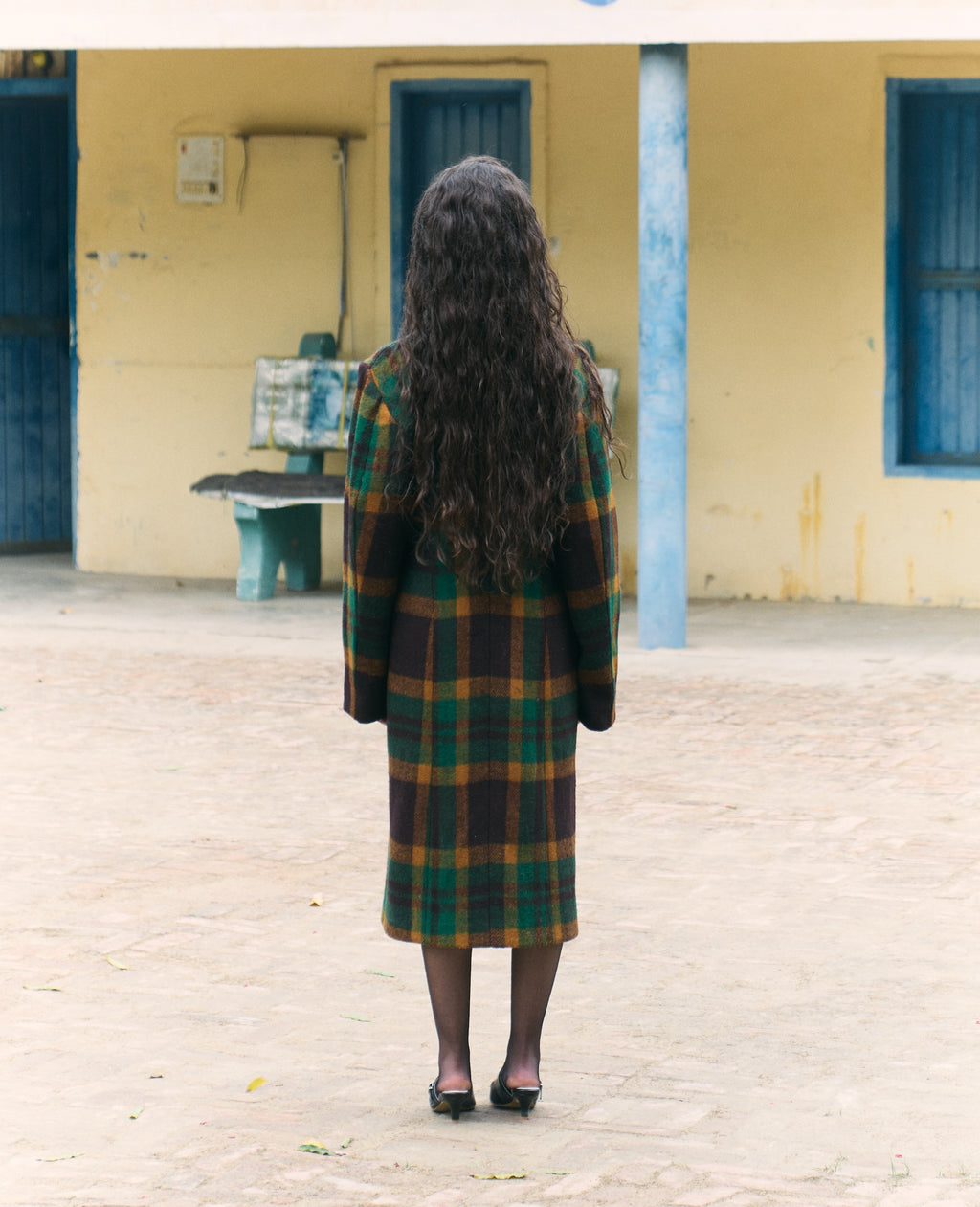 Handwoven Khadi Wool Kambal Coat