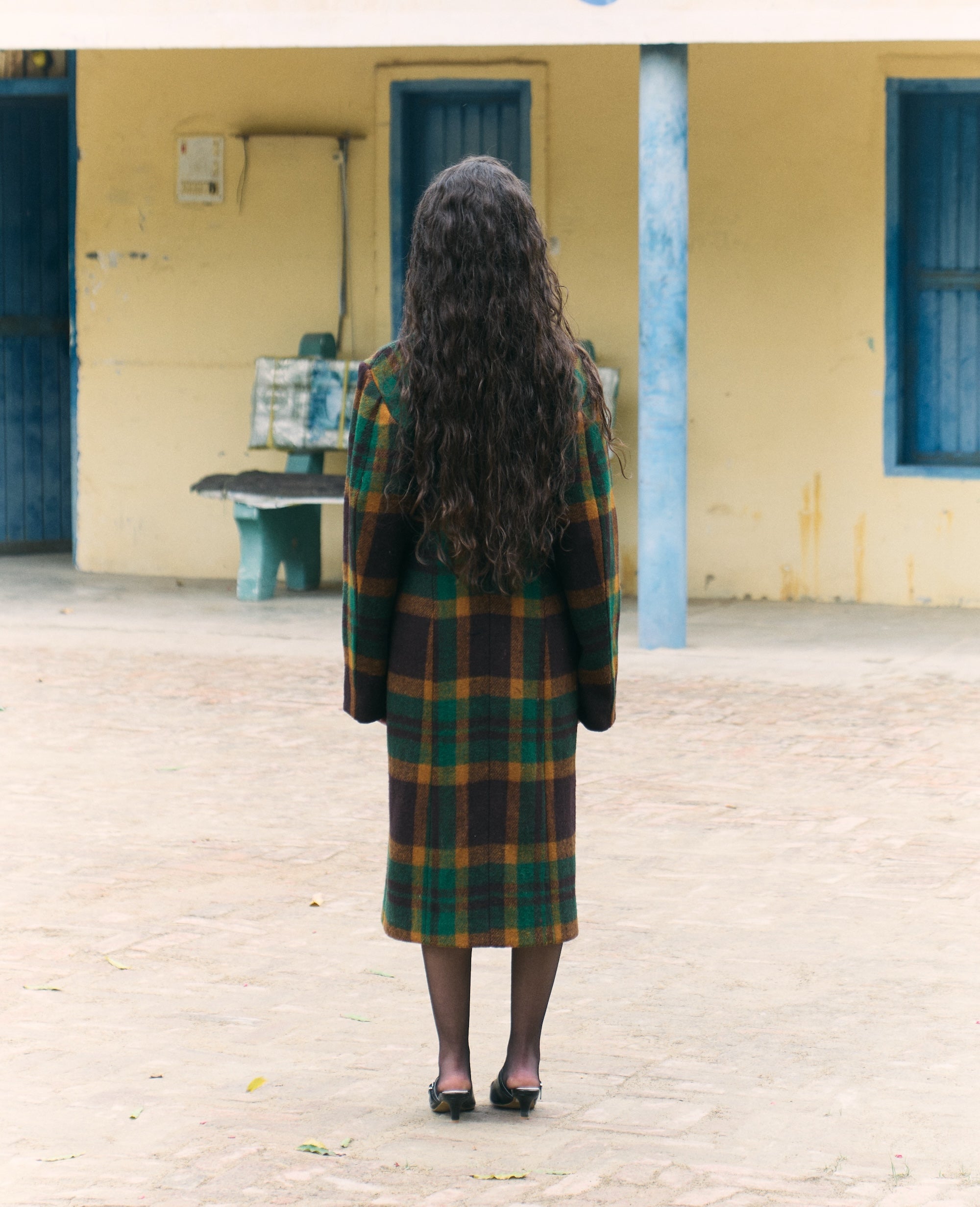 Handwoven Khadi Wool Kambal Coat