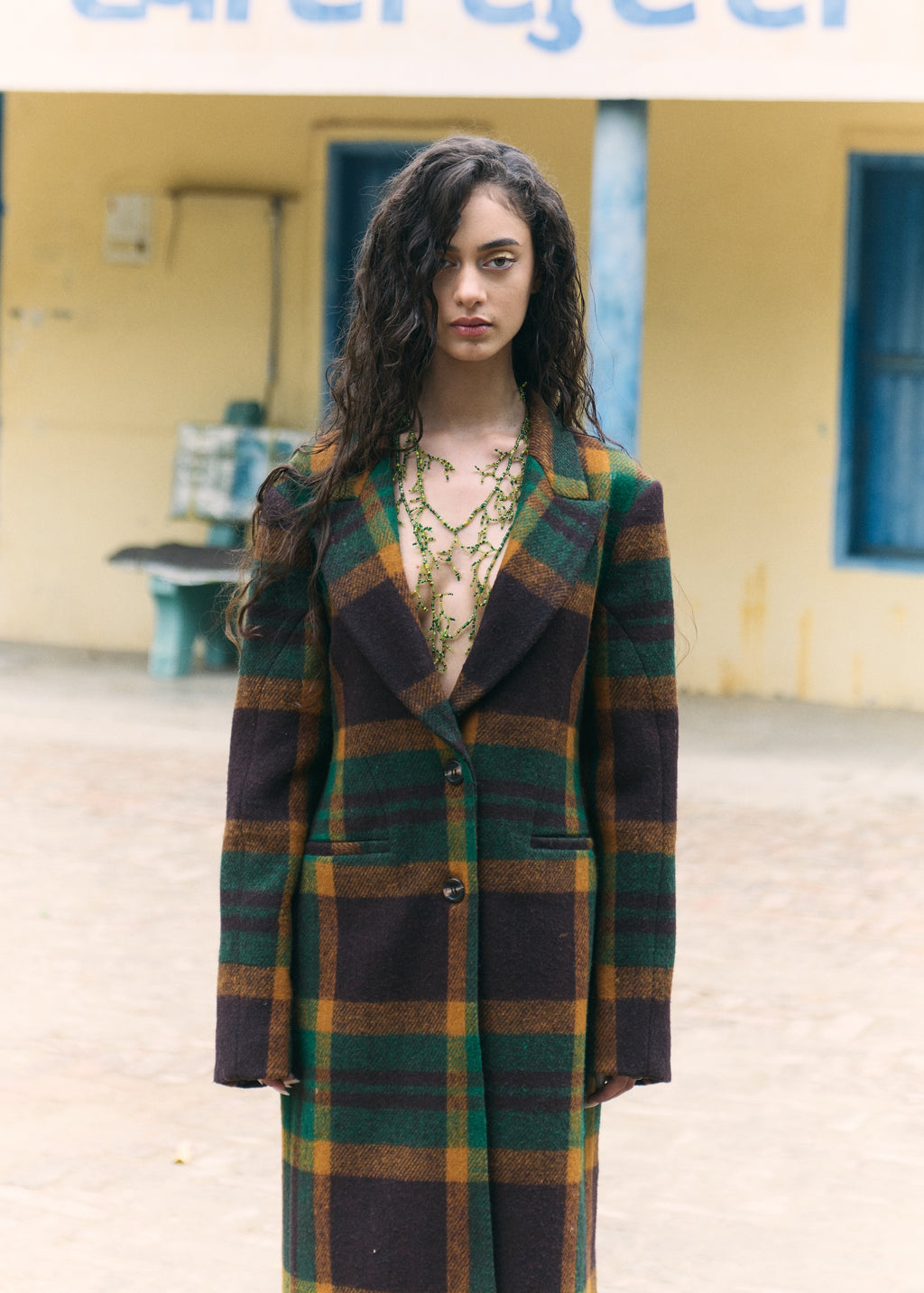Handwoven Khadi Wool Kambal Coat