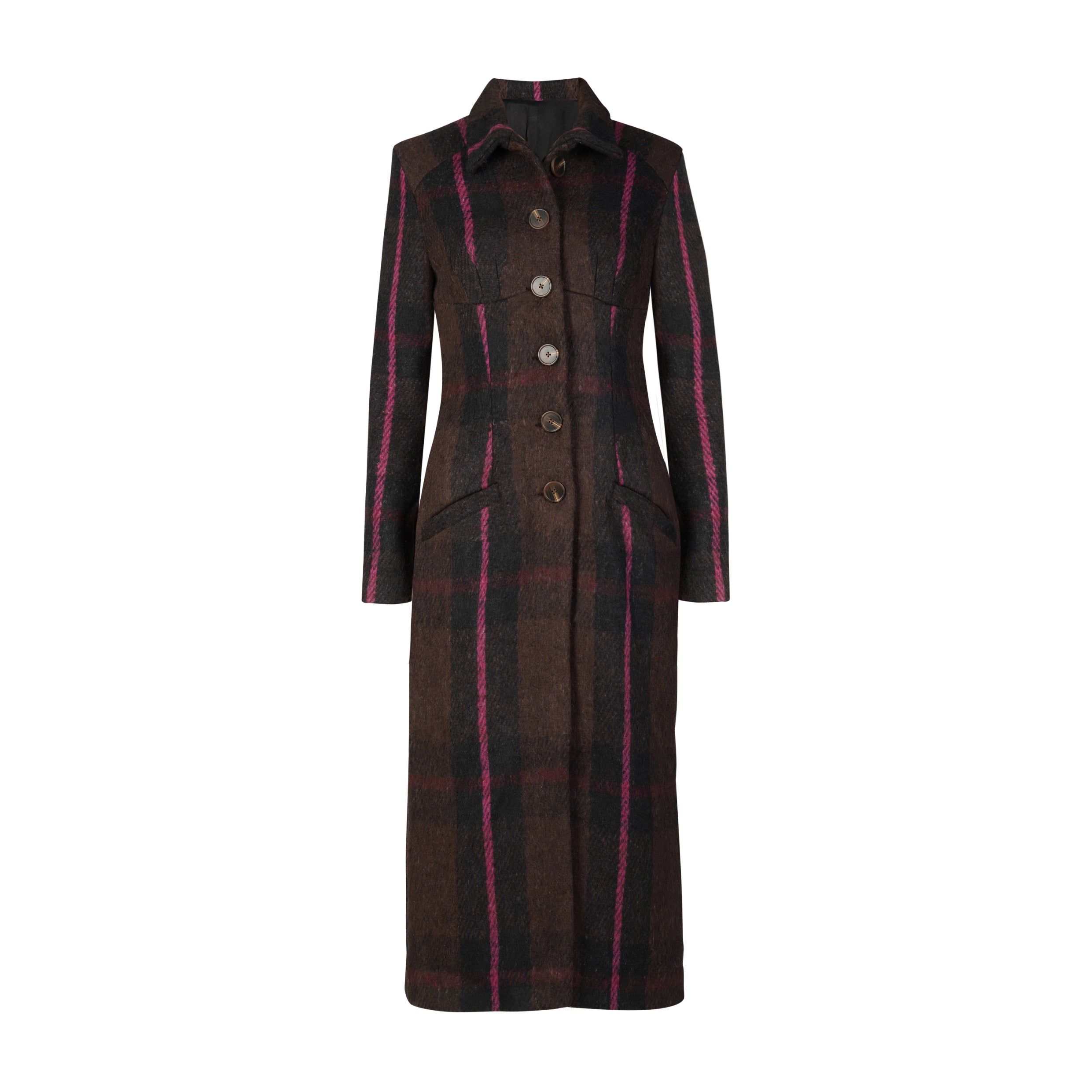 Handwoven Khadi Kambal Wool Long Coat