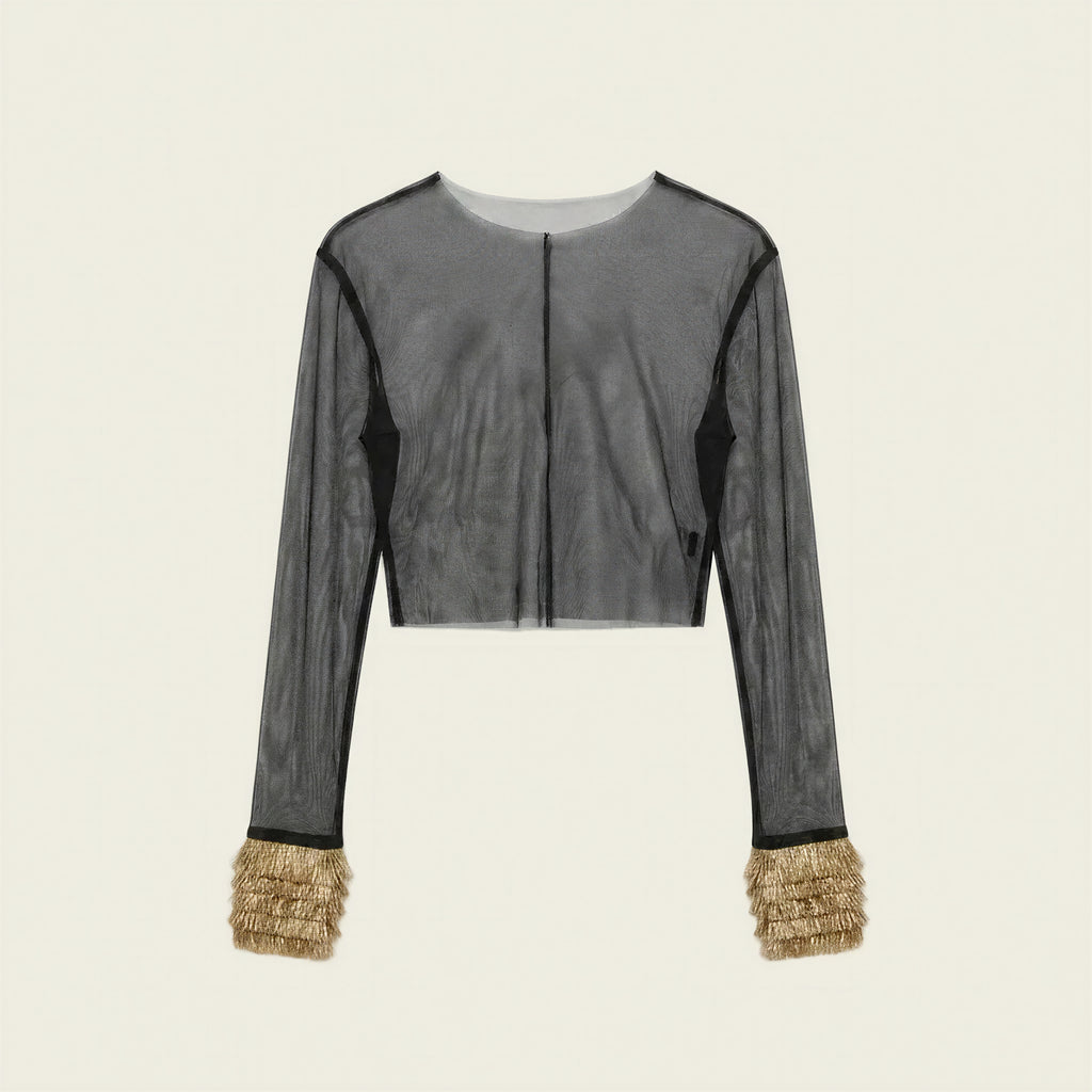 kiran sheer top