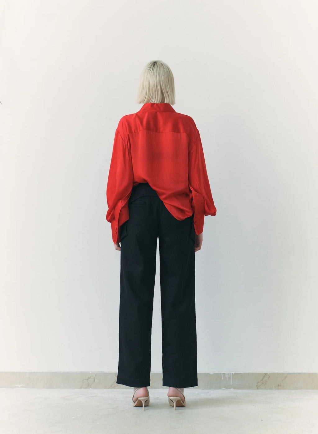 Red Silk Shirt